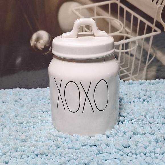 Rae Dunn Other - Rae Dunn Artesian collection XOXO small candy jar/ doggie treat jar #189